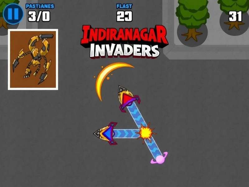 Exciting gameplay of Indiranagar Invaders Indiranagar Invaders Gameplay Screenshot